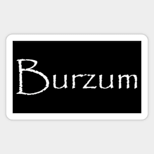 Burzum Logo | Black Metal Magnet